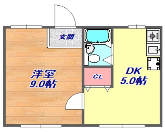 土居アパートの物件間取画像